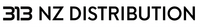 313 NZ DISTRIBUTION logo